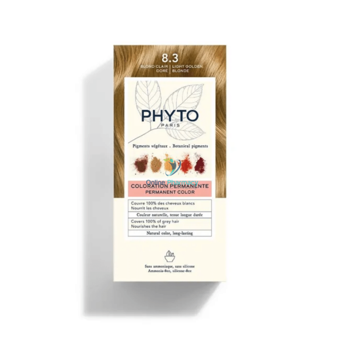 PHYTO HAIR COLOR 8.3 LIGHT GOLDEN BLONDE