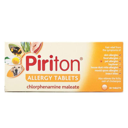 Piriton Allergy Tablets 30 Pack from YourLocalPharmacy.ie
