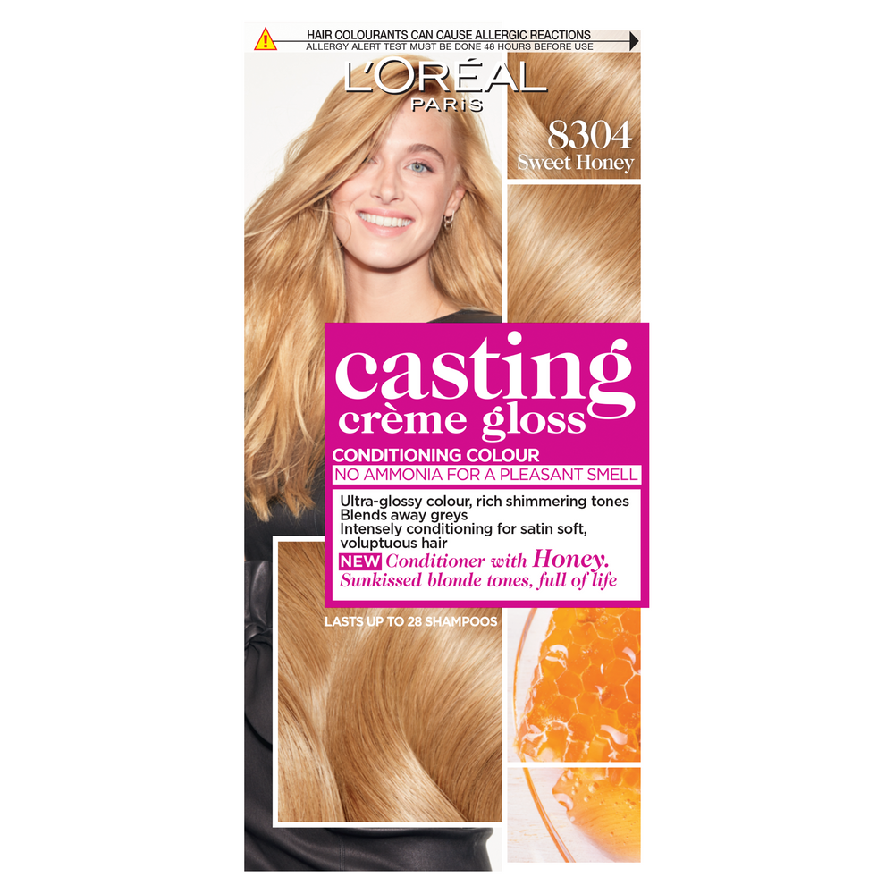 
                  
                    Load image into Gallery viewer, loreal-casting-8304-sweet-honey-blonde-semi-permanent-hair-dye
                  
                
