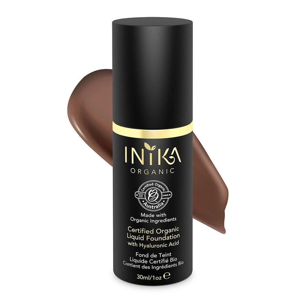 INIKA Certified Organic Liquid Foundation (Cocoa) from YourLocalPharmacy.ie