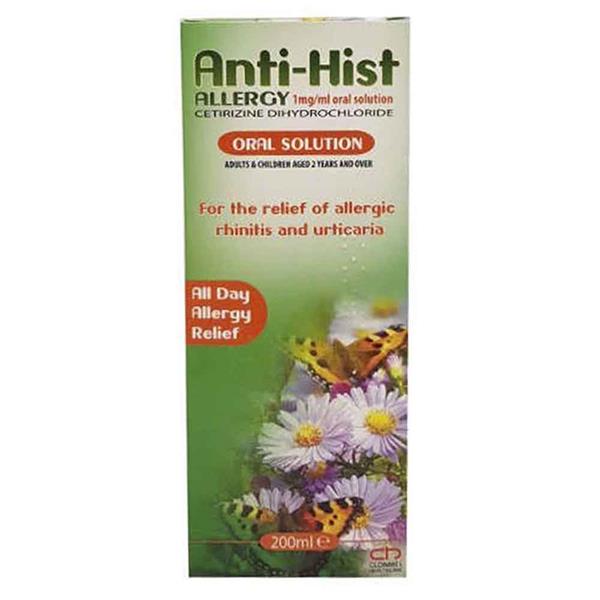 Anti-Hist Allergy Oral Solution 200ml from YourLocalPharmacy.ie