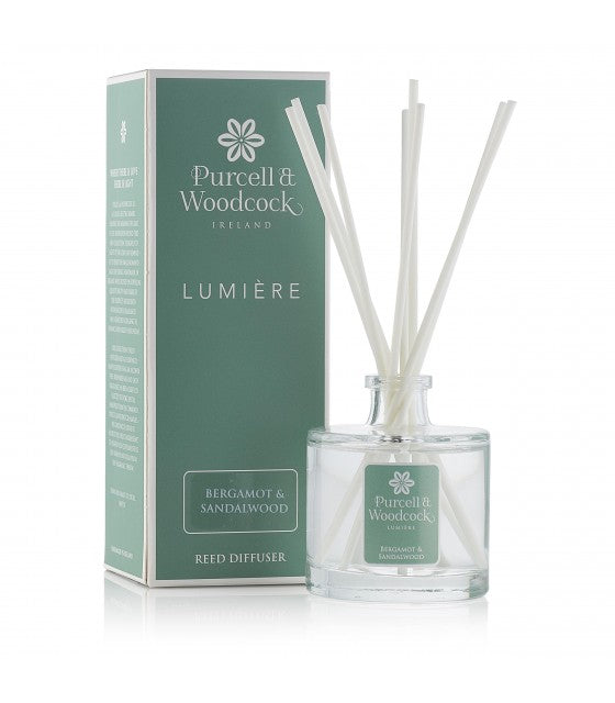 Purcell & Woodcock Lumiere Bergamot & Sandalwood Scented Reed Diffuser from YourLocalPharmacy.ie