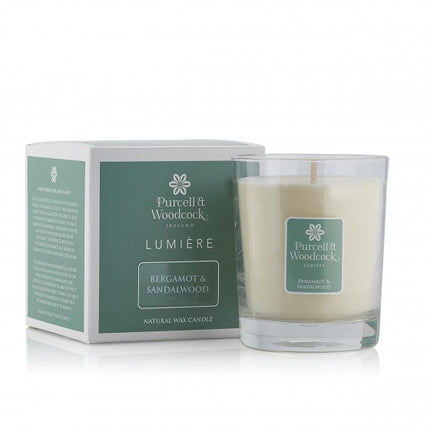 Purcell & Woodcock Lumiere Bergamot & Sandalwood Scented Candle from YourLocalPharmacy.ie