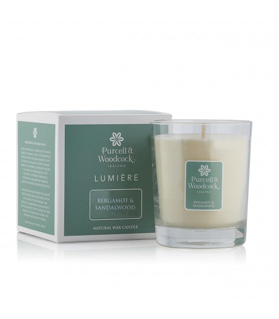 Purcell & Woodcock Lumiere Bergamot & Sandalwood Scented Candle from YourLocalPharmacy.ie