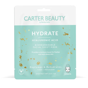 
                  
                    Load image into Gallery viewer, carter-beauty-hydrate-hyaluronic-acid-facial-sheet-mask
                  
                
