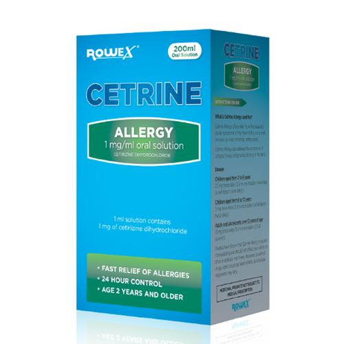 Cetrine Allergy Oral Solution 200ml from YourLocalPharmacy.ie