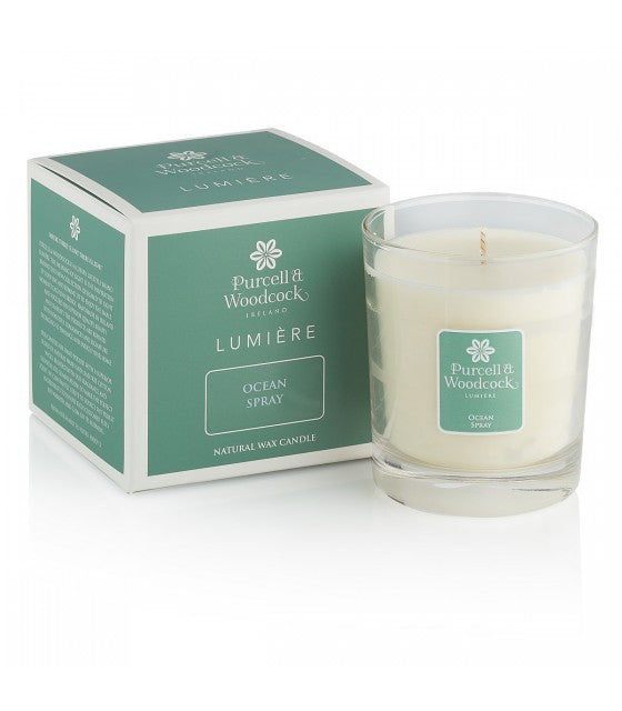 Purcell & Woodcock Lumiere Ocean Spray Scented Candle from YourLocalPharmacy.ie