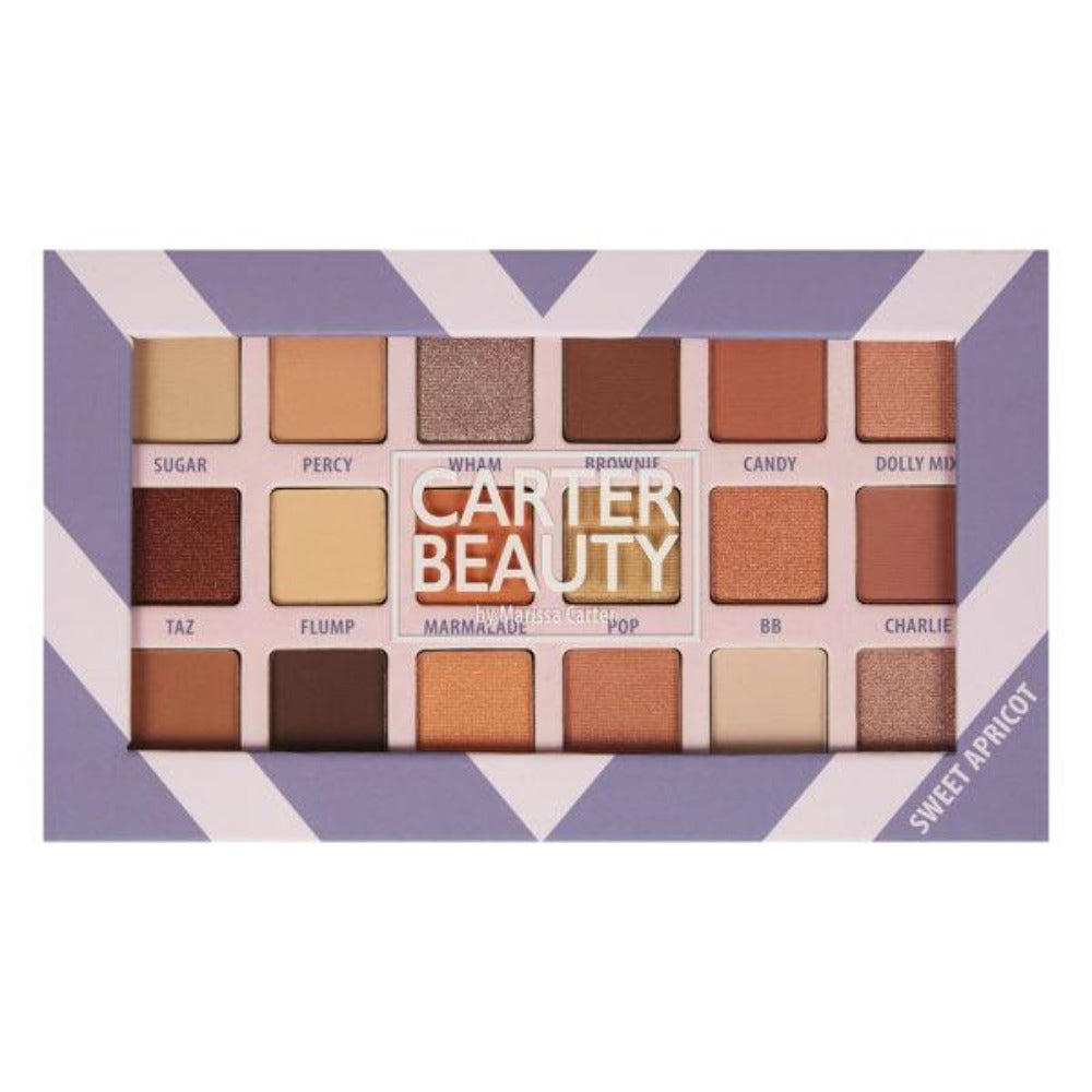 Carter Beauty 18 Shade Sweet Apricot Eyeshadow Palette from YourLocalPharmacy.ie