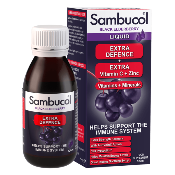 Sambucol Extra Defence Liquid from YourLocalPharmacy.ie