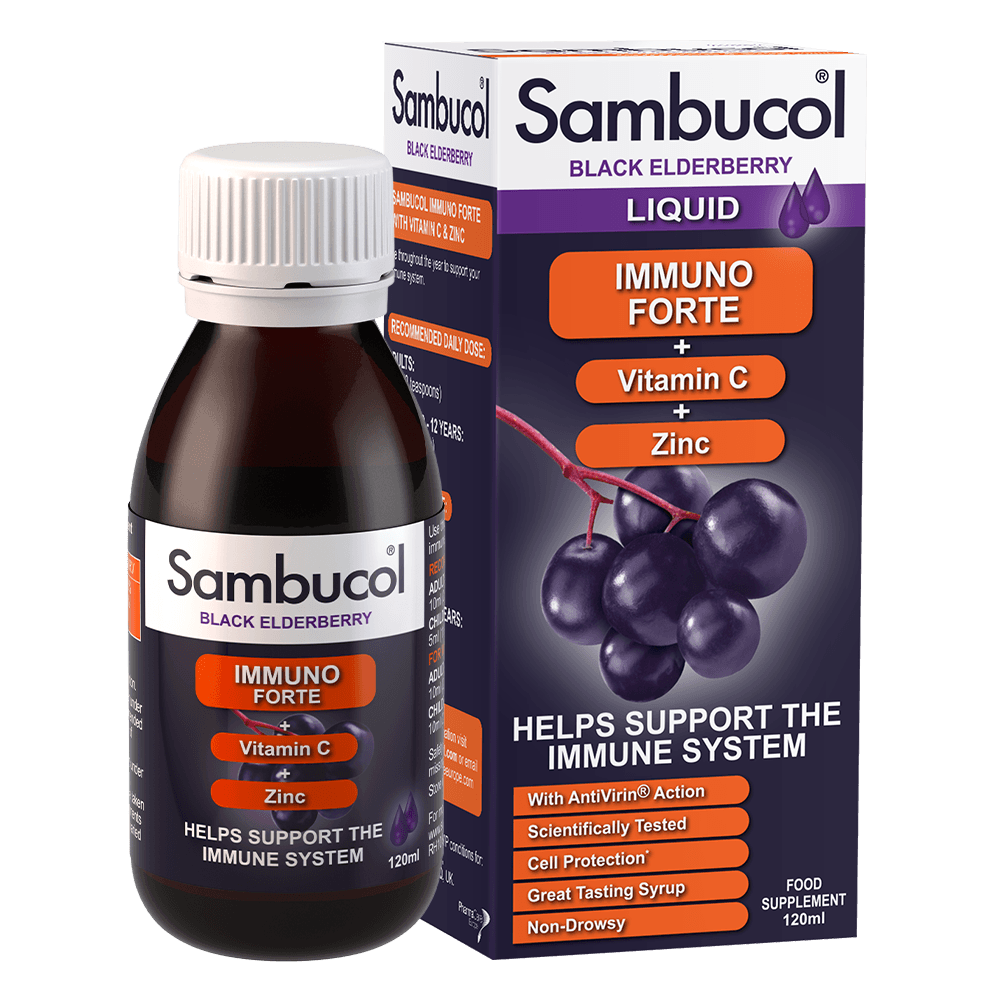 Sambucol Immuno Forte Liquid from YourLocalPharmacy.ie
