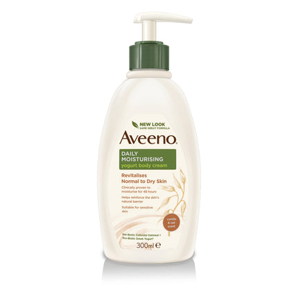Aveeno Daily Moisturising Yogurt Body Cream - Vanilla & Oat Scented from YourLocalPharmacy.ie