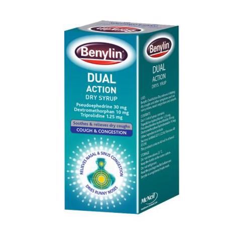 
                  
                    Load image into Gallery viewer, Benylin Dual Action Dry Cough Syrup
                  
                