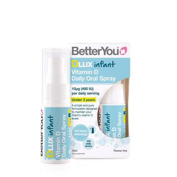 Better You DLux Infant Vit D Oral Spray brought to you by YourLocalPharmacy.ie