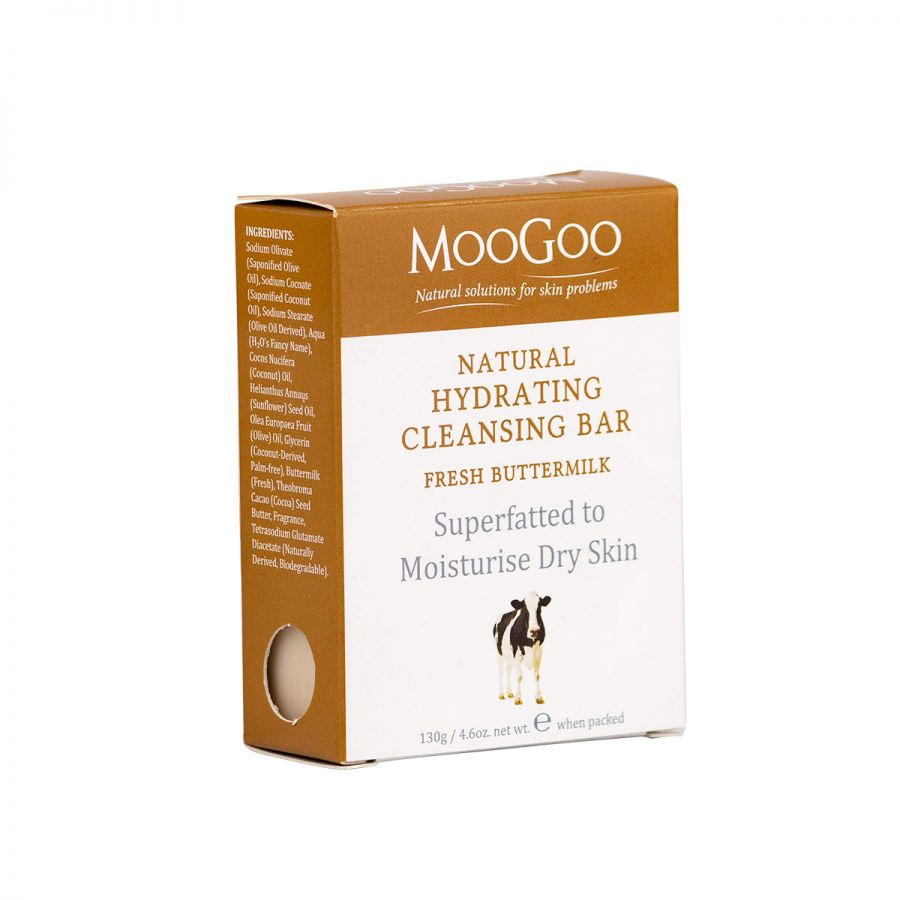 MooGoo Natural Hydrating Cleansing Bar Buttermilk from YourLocalPharmacy.ie