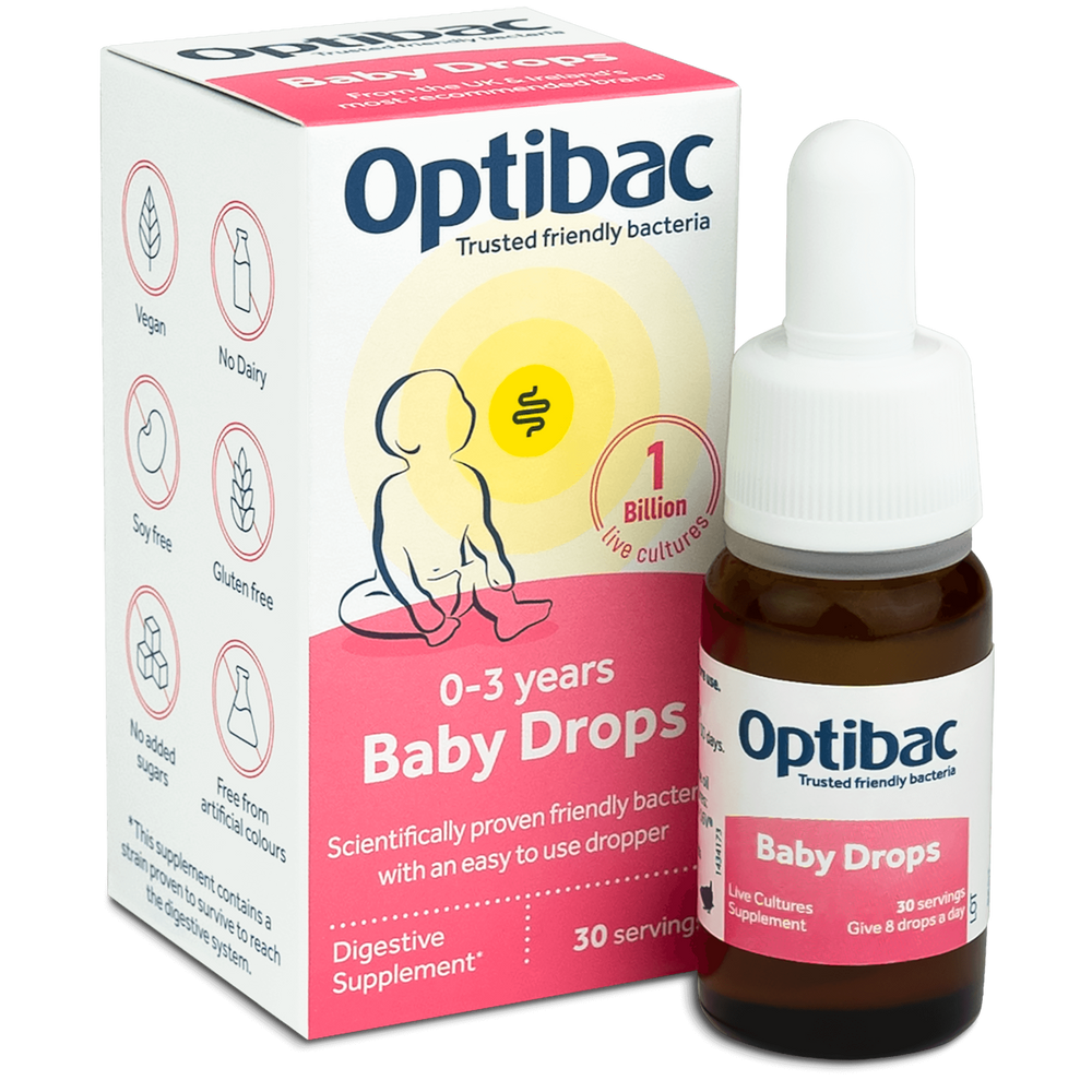 
                  
                    Load image into Gallery viewer, Optibac Baby Drops 10ml
                  
                