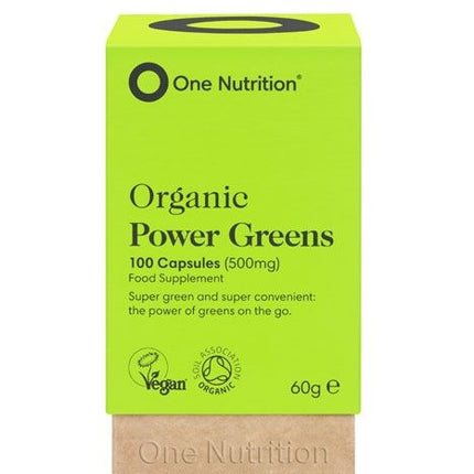 One Nutrition Premium Power Greens - 100 Capsules from YourLocalPharmacy.ie