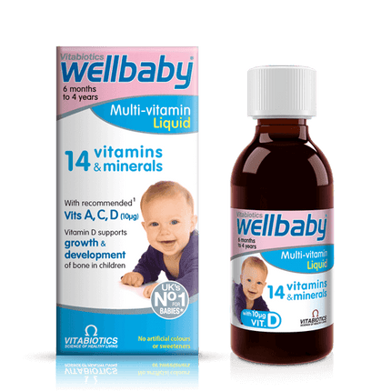 Vitabiotics Wellbaby Multivitamin Liquid from YourLocalPharmacy.ie