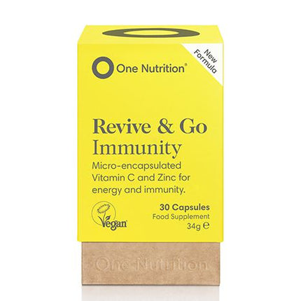 One Nutrition Revive Immunity Vit C & Zinc Capsules from YourLocalPharmacy.ie