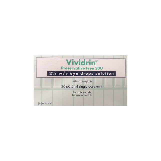 Vividrin Allergy SDU Eye Drops from YourLocalPharmacy.ie